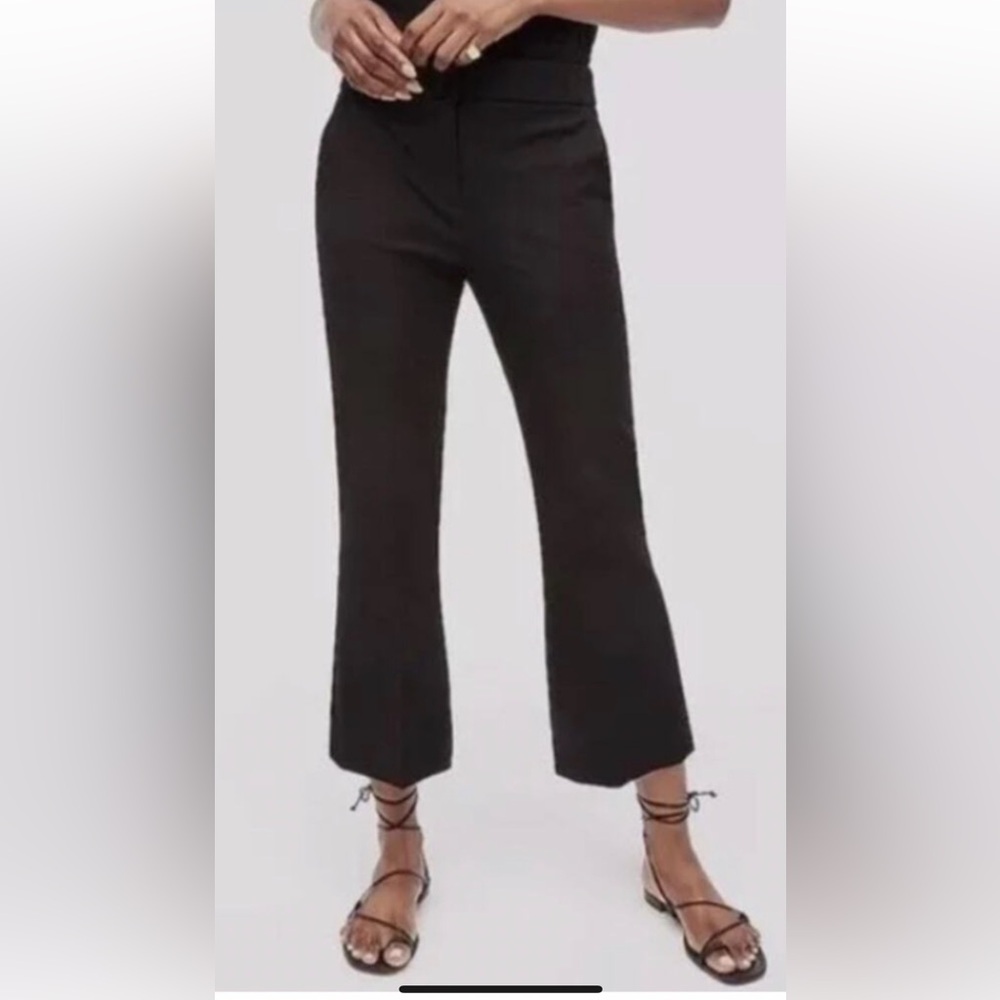 NWT J.Crew size 14 black cropped pants